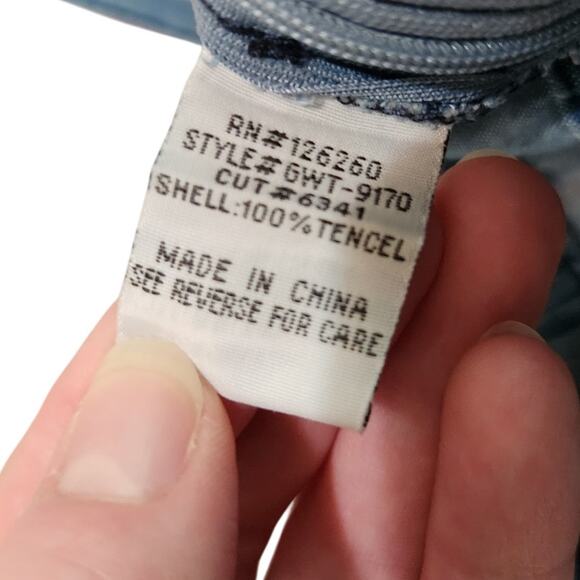 Velvet Heart Blue Chambray Stripe Sleeveless One-Piece Wide Leg Jumpsuit Small - Picture 11 of 12